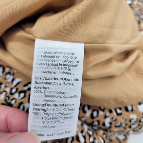 J. Crew Women's Basketweave Animal Print Sheath Dress Fully Lined Size 2 - Picture 11 of 13